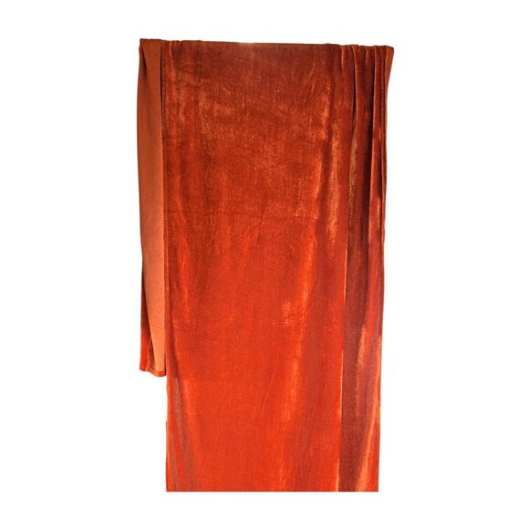 Luxurious Terracotta Rust Velvet Table Runner 10ft Long Wedding & Fall Decor Dis - Picture 1 of 10